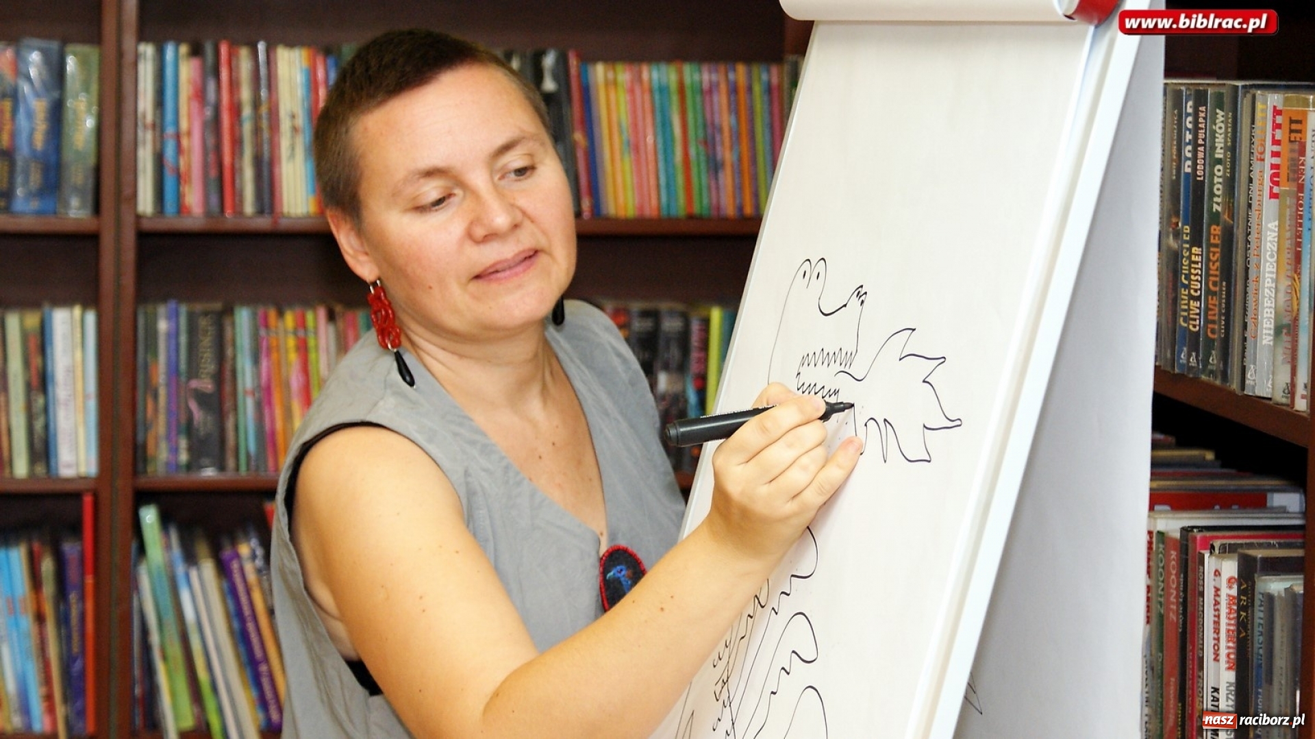 Zdjęcie w galerii na portalu naszraciborz.pl: Zofia Stanecka - autorka kultowej Basi odwiedziła Racibórz wiadomości z regionu