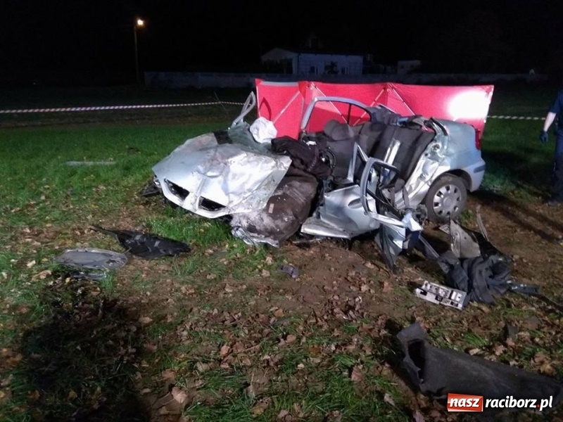 Zdjęcie w galerii na portalu naszraciborz.pl: Śmiertelny wypadek na DW 416 Racibórz-Pietrowice Wielkie na wysokości Żerdzin  wiadomości z regionu