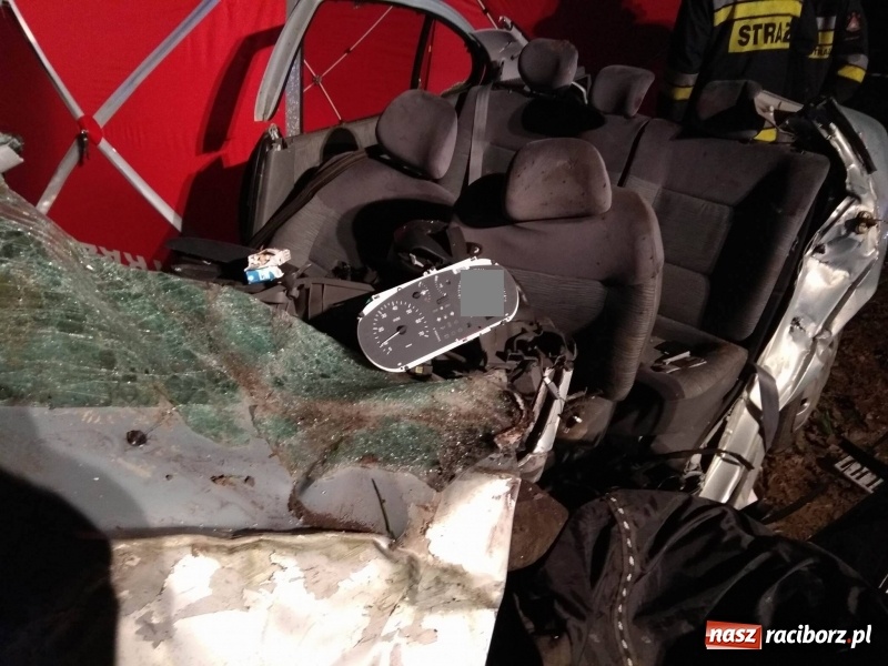 Zdjęcie w galerii na portalu naszraciborz.pl: Śmiertelny wypadek na DW 416 Racibórz-Pietrowice Wielkie na wysokości Żerdzin  wiadomości z regionu