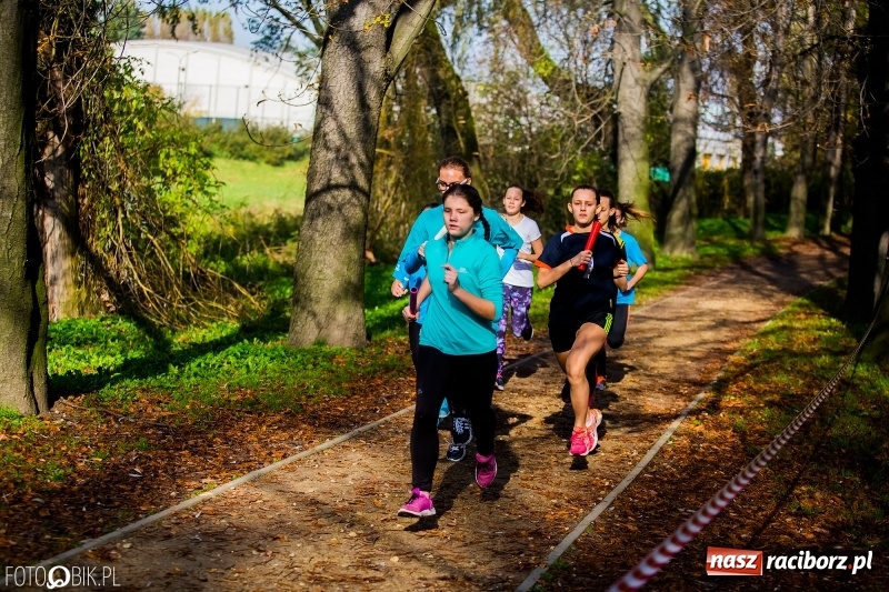 Zdjęcie w galerii na portalu naszraciborz.pl: Finały sztafetowych biegów przełajowych w parku Zamkowym  wiadomości z regionu