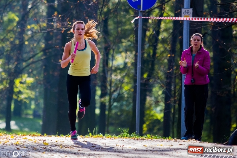 Zdjęcie w galerii na portalu naszraciborz.pl: Finały sztafetowych biegów przełajowych w parku Zamkowym  wiadomości z regionu