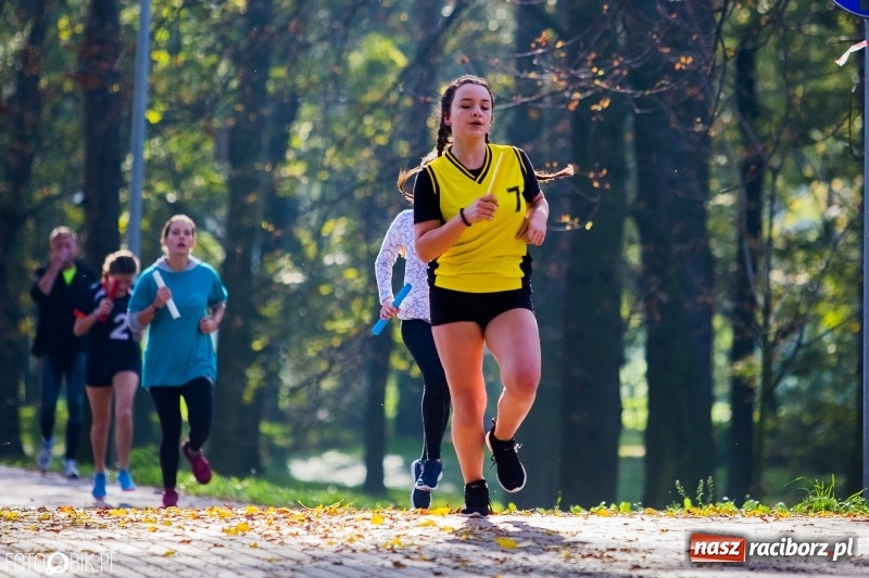 Zdjęcie w galerii na portalu naszraciborz.pl: Finały sztafetowych biegów przełajowych w parku Zamkowym  wiadomości z regionu
