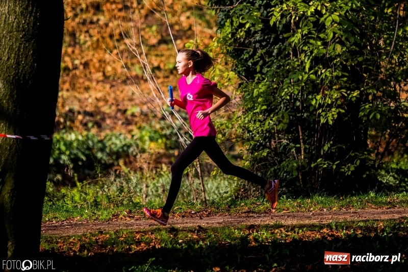 Zdjęcie w galerii na portalu naszraciborz.pl: Finały sztafetowych biegów przełajowych w parku Zamkowym  wiadomości z regionu