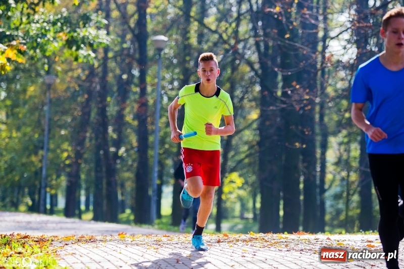 Zdjęcie w galerii na portalu naszraciborz.pl: Finały sztafetowych biegów przełajowych w parku Zamkowym  wiadomości z regionu