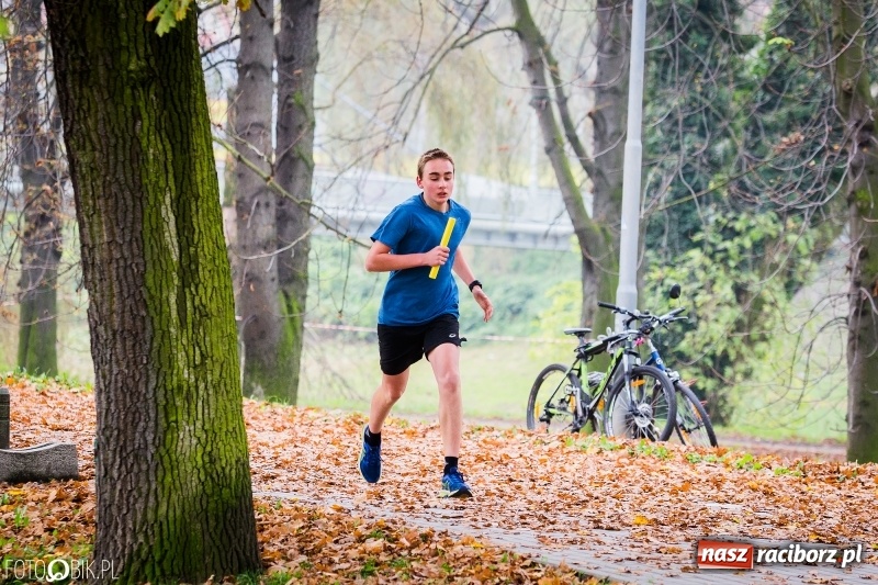 Zdjęcie w galerii na portalu naszraciborz.pl: Sztafetowe biegi przełajowe w parku Zamkowym wiadomości z regionu