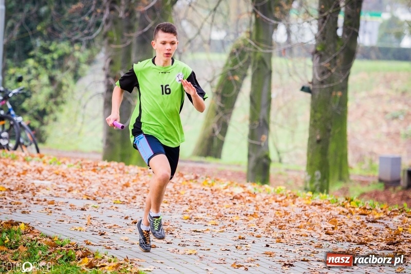 Zdjęcie w galerii na portalu naszraciborz.pl: Sztafetowe biegi przełajowe w parku Zamkowym wiadomości z regionu