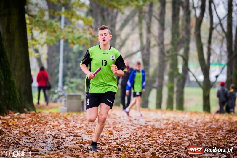 Zdjęcie w galerii na portalu naszraciborz.pl: Sztafetowe biegi przełajowe w parku Zamkowym wiadomości z regionu