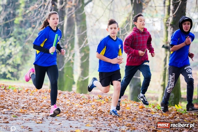 Zdjęcie w galerii na portalu naszraciborz.pl: Sztafetowe biegi przełajowe w parku Zamkowym wiadomości z regionu