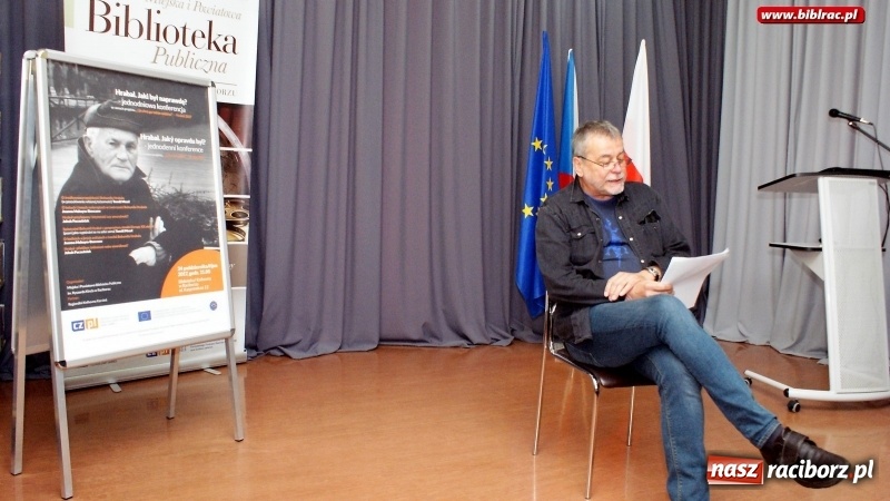 Zdjęcie w galerii na portalu naszraciborz.pl: Hrabal. Jaki był naprawdę? Konferencja w bibliotece  wiadomości z regionu