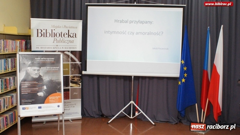 Zdjęcie w galerii na portalu naszraciborz.pl: Hrabal. Jaki był naprawdę? Konferencja w bibliotece  wiadomości z regionu