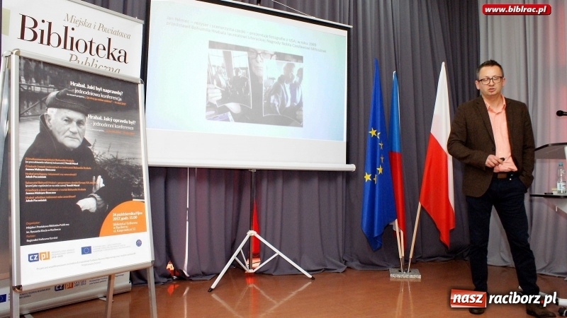 Zdjęcie w galerii na portalu naszraciborz.pl: Hrabal. Jaki był naprawdę? Konferencja w bibliotece  wiadomości z regionu