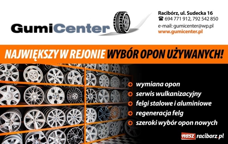 Zdjęcie w galerii na portalu naszraciborz.pl: Dobrze dobrana opona to gwarancja bezpiecznej jazdy! wiadomości z regionu