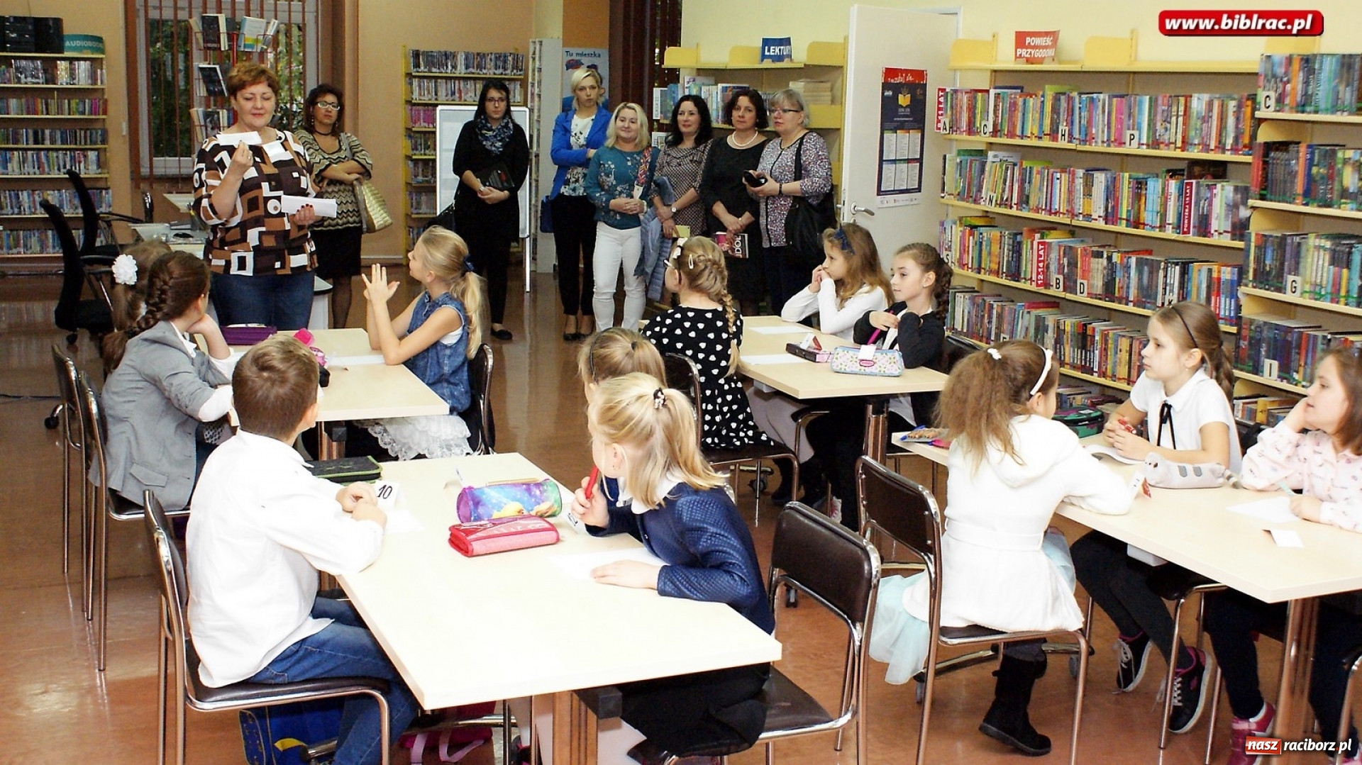 Zdjęcie w galerii na portalu naszraciborz.pl: Konkurs Pięknego Pisania w bibliotece  wiadomości z regionu