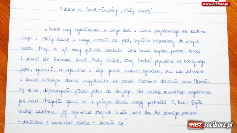 Zdjęcie w galerii na portalu naszraciborz.pl: Konkurs Pięknego Pisania w bibliotece  wiadomości z regionu