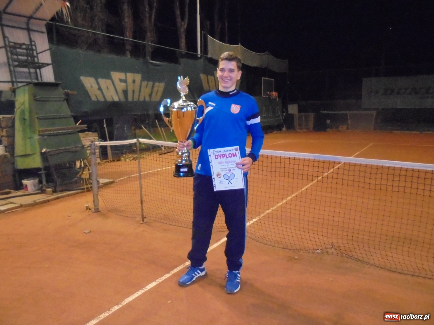 Zdjęcie w galerii na portalu naszraciborz.pl: Wojciech Rybiński zwycięzcą Turnieju Masters 2017 w tenisie wiadomości z regionu