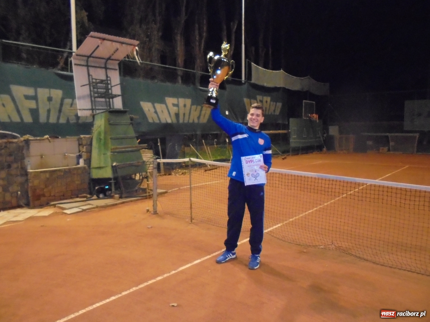 Zdjęcie w galerii na portalu naszraciborz.pl: Wojciech Rybiński zwycięzcą Turnieju Masters 2017 w tenisie wiadomości z regionu