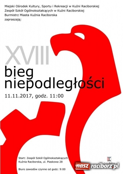 Zdjęcie w galerii na portalu naszraciborz.pl: Bieg Niepodległości w Kuźni Raciborskiej już jutro wiadomości z regionu