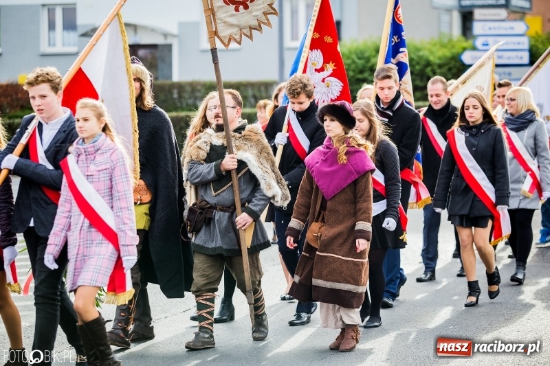 Zdjęcie w galerii na portalu naszraciborz.pl: Raciborskie obchody Święta Niepodległości wiadomości z regionu