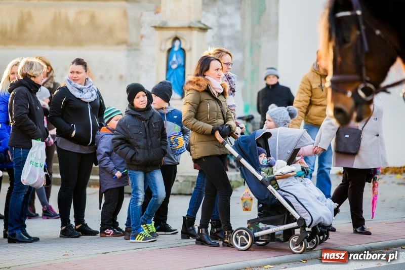 Zdjęcie w galerii na portalu naszraciborz.pl: Święty Marcin na koniu w Bieńkowicach wiadomości z regionu