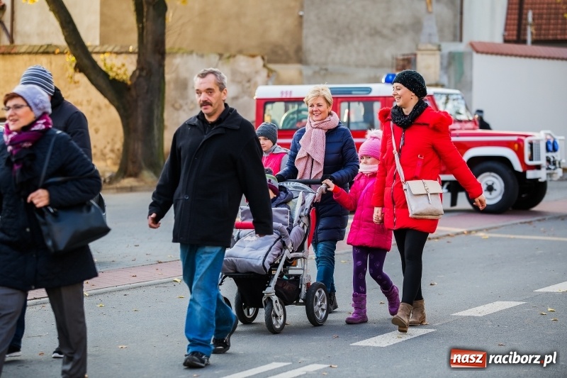 Zdjęcie w galerii na portalu naszraciborz.pl: Święty Marcin na koniu w Bieńkowicach wiadomości z regionu