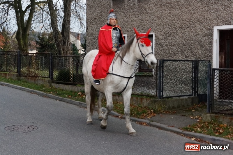 Zdjęcie w galerii na portalu naszraciborz.pl: A w Markowicach święty Marcin, koń i volvo w tle wiadomości z regionu