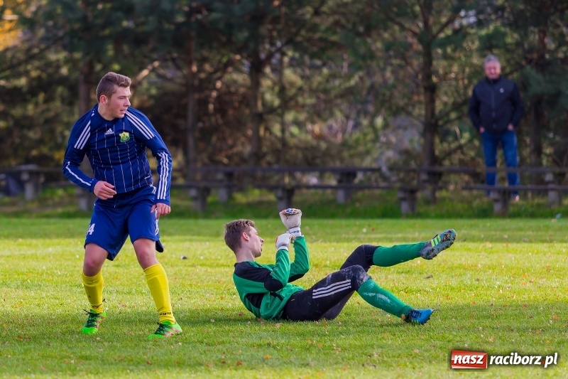 Zdjęcie w galerii na portalu naszraciborz.pl: Samobójcze trafienie i czerwona kartka. LKS Buk Rudy wywiózł punkty z Kobyli wiadomości z regionu