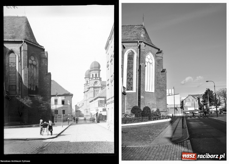 Zdjęcie w galerii na portalu naszraciborz.pl: Racibórz wczoraj i dziś. Tak było, a tak jest  wiadomości z regionu