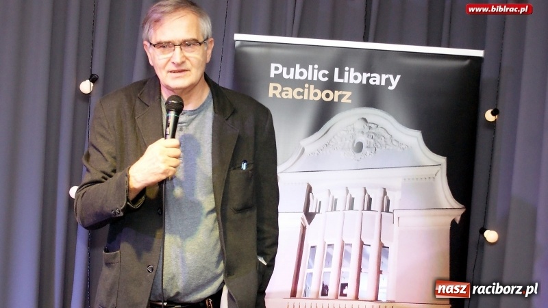 Zdjęcie w galerii na portalu naszraciborz.pl: Filmowa Noc w bibliotece z… Olgierdem Łukaszewiczem i innymi atrakcjami wiadomości z regionu