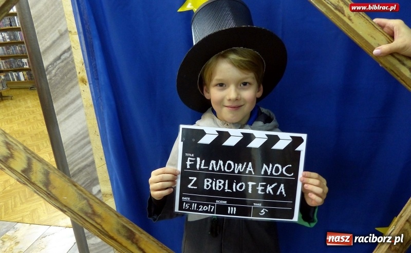 Zdjęcie w galerii na portalu naszraciborz.pl: Filmowa Noc w bibliotece z… Olgierdem Łukaszewiczem i innymi atrakcjami wiadomości z regionu