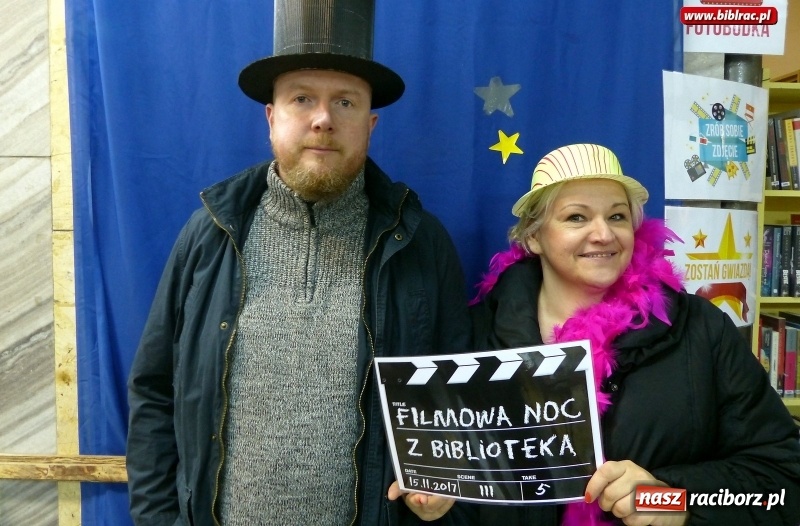 Zdjęcie w galerii na portalu naszraciborz.pl: Filmowa Noc w bibliotece z… Olgierdem Łukaszewiczem i innymi atrakcjami wiadomości z regionu