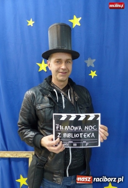 Zdjęcie w galerii na portalu naszraciborz.pl: Filmowa Noc w bibliotece z… Olgierdem Łukaszewiczem i innymi atrakcjami wiadomości z regionu