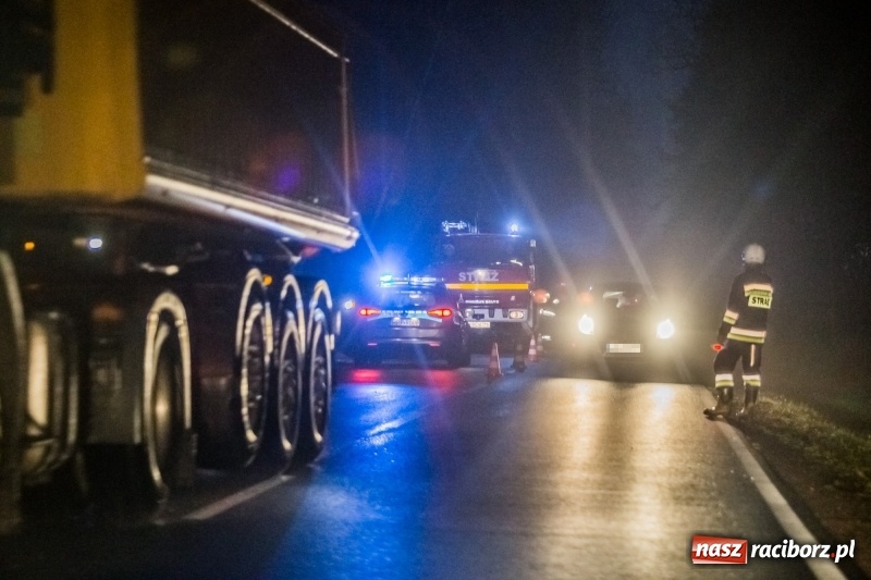 Zdjęcie w galerii na portalu naszraciborz.pl: Volkswagen wypadł z drogi i wylądował na drzewie. 26-latek zasnął za kierownicą wiadomości z regionu