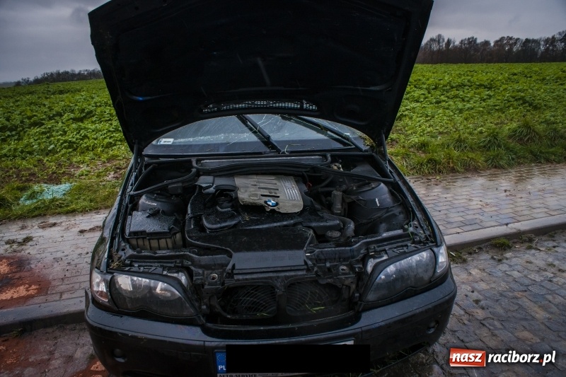 Zdjęcie w galerii na portalu naszraciborz.pl: BMW dachowało na DK 45 w Szonowicach wiadomości z regionu