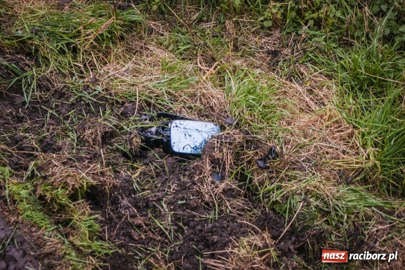 Zdjęcie w galerii na portalu naszraciborz.pl: BMW dachowało na DK 45 w Szonowicach wiadomości z regionu