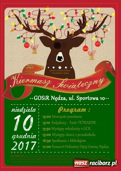 Zdjęcie w galerii na portalu naszraciborz.pl: Poczuj świąteczny klimat na kiermaszu w Nędzy wiadomości z regionu