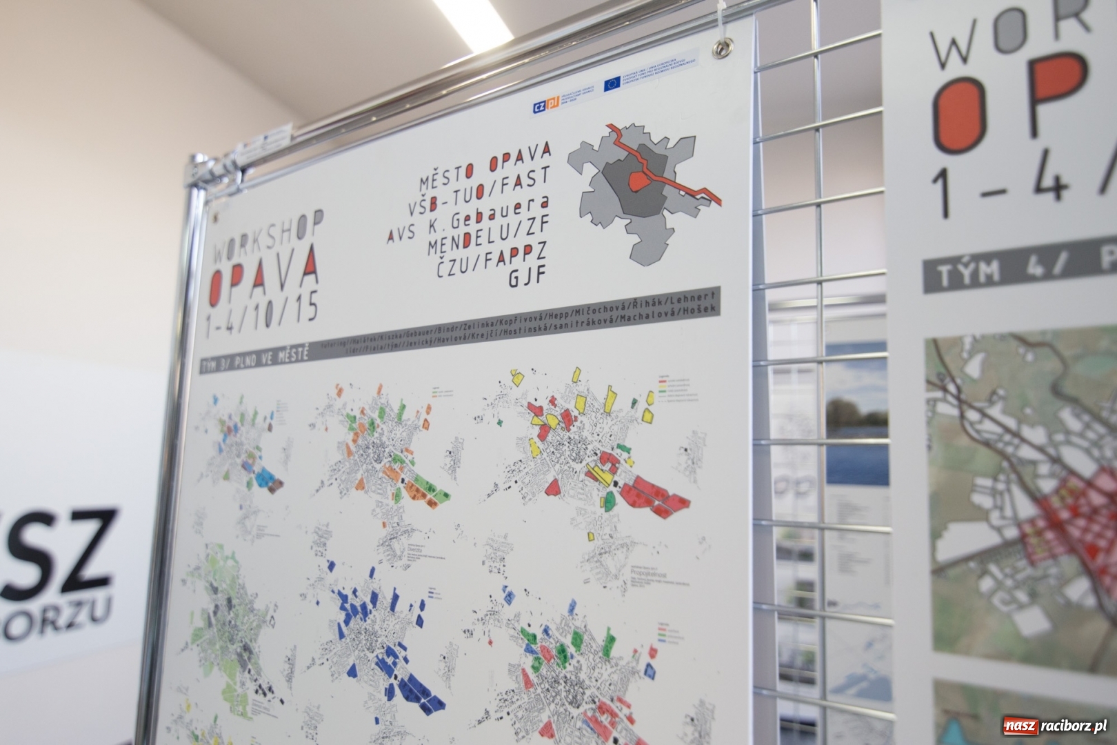 Zdjęcie w galerii na portalu naszraciborz.pl: Odnowa centrów śląskich miast - wystawa prac architektonicznych w raciborskiej PWSZ wiadomości z regionu