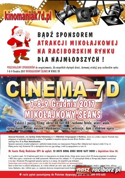 Zdjęcie w galerii na portalu naszraciborz.pl: Mikołajkowa akcja na Rynku. Zostań sponsorem atrakcji, jakiej jeszcze nie było wiadomości z regionu