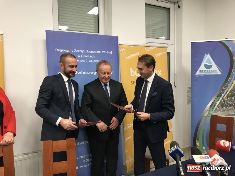 Zdjęcie w galerii na portalu naszraciborz.pl: Podpisano umowę na dokończenie zbiornika Racibórz FOTO i WIDEO wiadomości z regionu