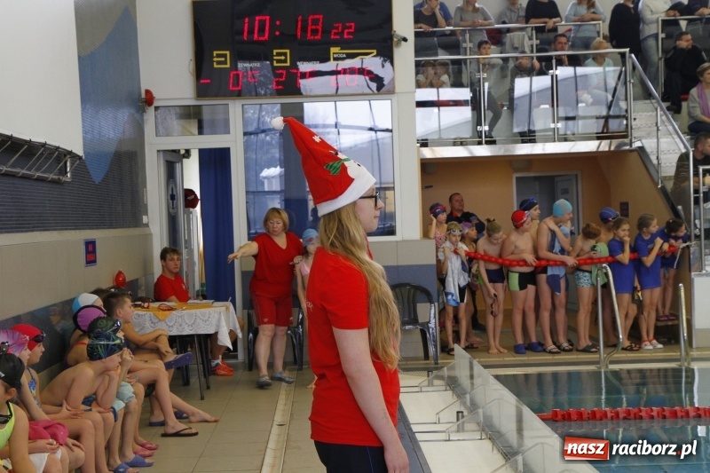 Zdjęcie w galerii na portalu naszraciborz.pl: Mikołajkowe Zawody Pływackie w ZSOMS wiadomości z regionu