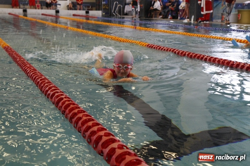 Zdjęcie w galerii na portalu naszraciborz.pl: Mikołajkowe Zawody Pływackie w ZSOMS wiadomości z regionu