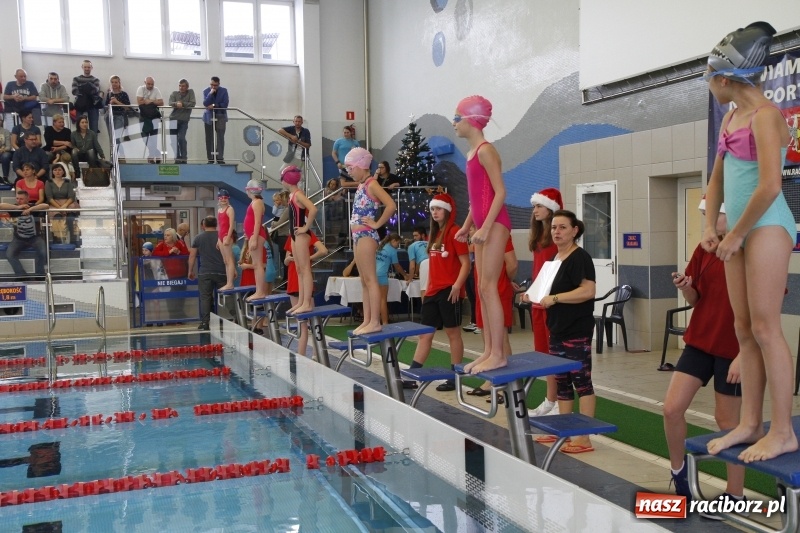 Zdjęcie w galerii na portalu naszraciborz.pl: Mikołajkowe Zawody Pływackie w ZSOMS wiadomości z regionu