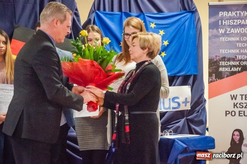 Zdjęcie w galerii na portalu naszraciborz.pl: W CKZiU numer 1 podsumowano praktyki w Niemczech i Hiszpanii wiadomości z regionu