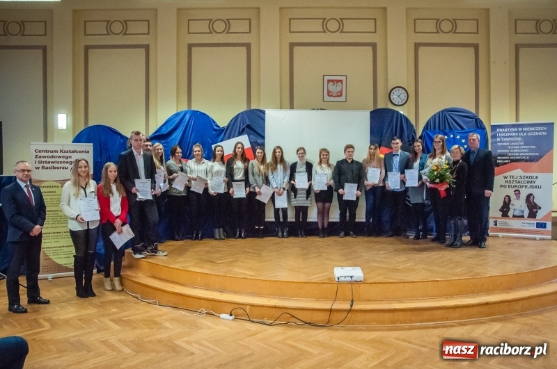 Zdjęcie w galerii na portalu naszraciborz.pl: W CKZiU numer 1 podsumowano praktyki w Niemczech i Hiszpanii wiadomości z regionu
