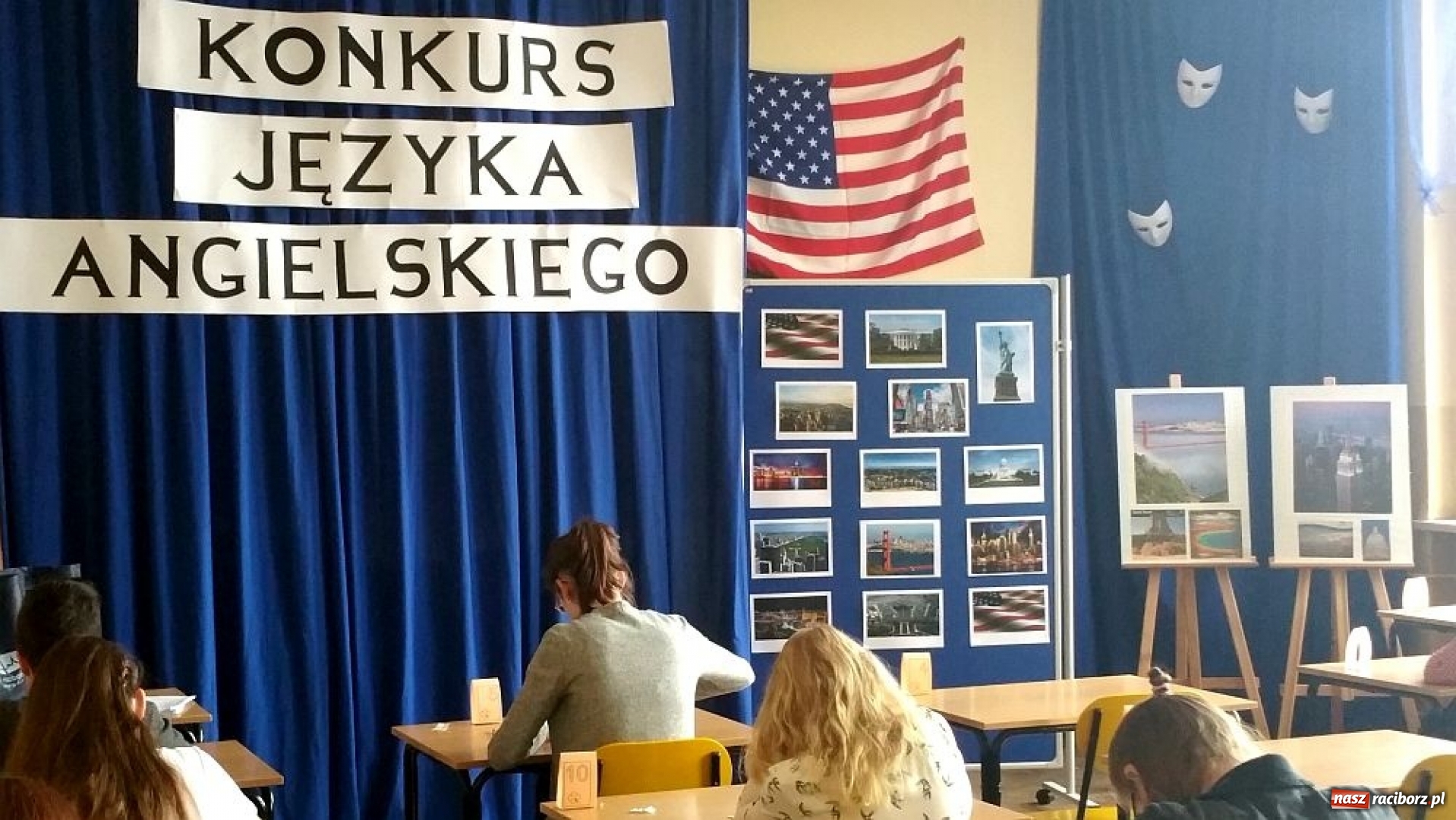 Zdjęcie w galerii na portalu naszraciborz.pl: Powiatowy Konkurs Języka Angielskiego i Wiedzy o Stanach Zjednoczonych wiadomości z regionu