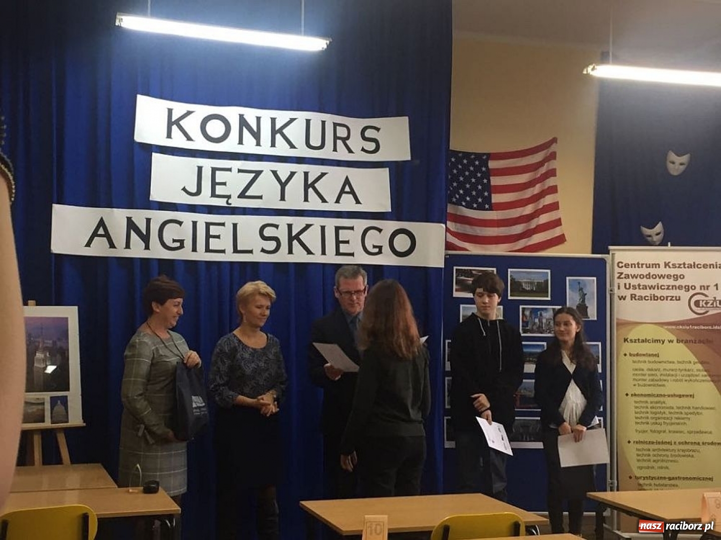 Zdjęcie w galerii na portalu naszraciborz.pl: Powiatowy Konkurs Języka Angielskiego i Wiedzy o Stanach Zjednoczonych wiadomości z regionu