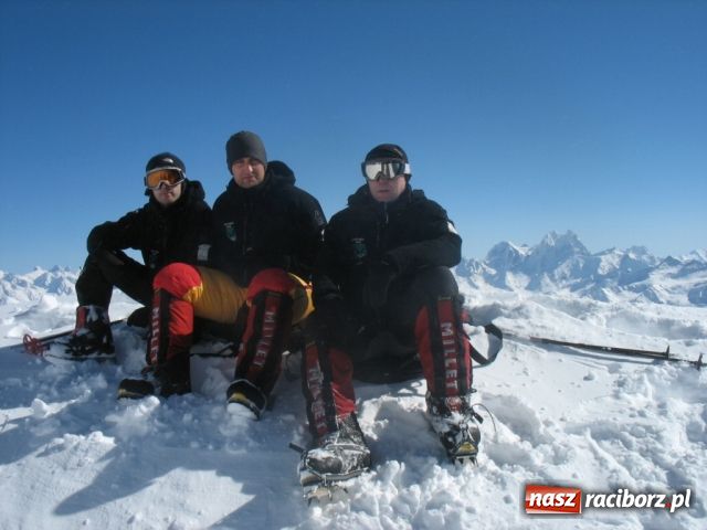 Zdjęcie w galerii na portalu naszraciborz.pl: Patryk Zabrzewski na Elbrusie wiadomości z regionu