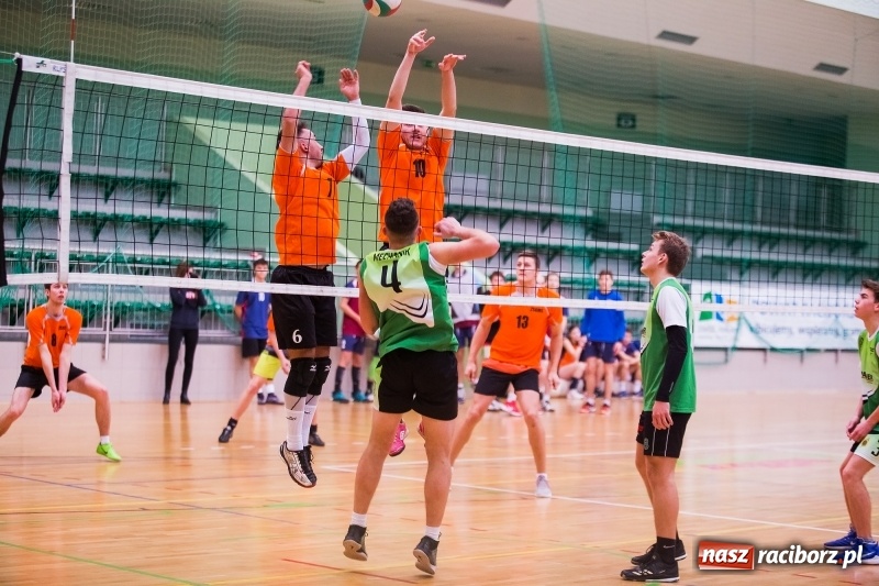 Zdjęcie w galerii na portalu naszraciborz.pl: Mikołajkowy Turniej Szkół Ponadgimnazjalnych w piłce siatkowej dziewcząt i chłopców w Arenie Rafako wiadomości z regionu