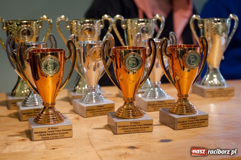 Zdjęcie w galerii na portalu naszraciborz.pl: Mikołajkowy turniej tenisa stołowego w Bojanowie wiadomości z regionu