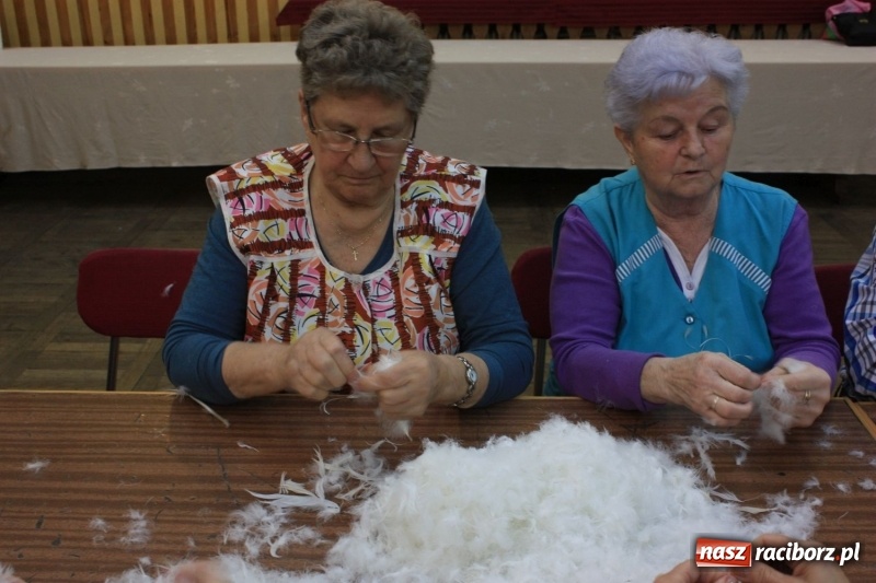 Zdjęcie w galerii na portalu naszraciborz.pl: Jak za starego pyrwe, czyli tradycyjne skubanie pierza w Borucinie wiadomości z regionu