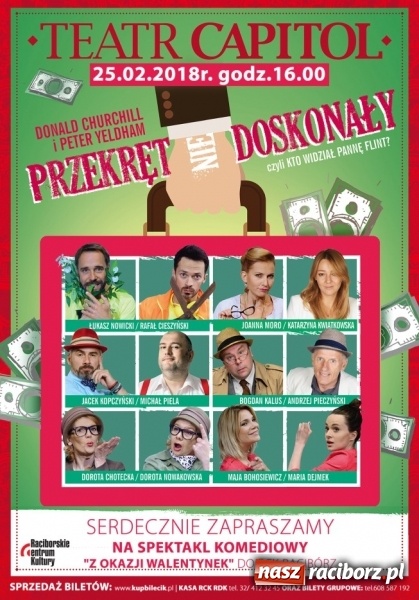 Zdjęcie w galerii na portalu naszraciborz.pl: Przekręt (nie)doskonały, czyli kto widział Pannę Flint? wiadomości z regionu